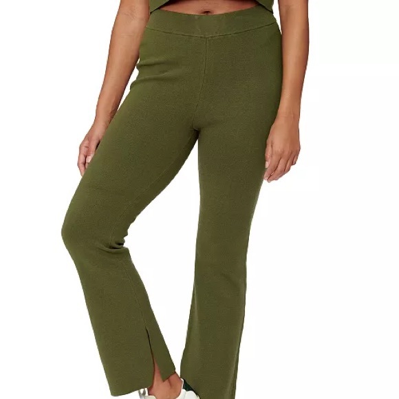 Bar lll X Sofia Richie 2 pieces set polo crop shirt and pull on pants - Picture 6 of 10